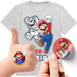 zestaw-3w1-koszulka-dla-dzieci-tatuaze-naklejki-super-mario-bros-152-jakosc