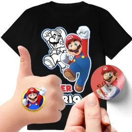 zestaw-3w1-koszulka-dla-dzieci-tatuaze-naklejki-super-mario-bros-140-jakosc