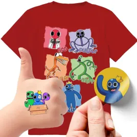 zestaw-3w1-koszulka-dla-dzieci-tatuaze-naklejki-rainbow-friends-152-jakosc