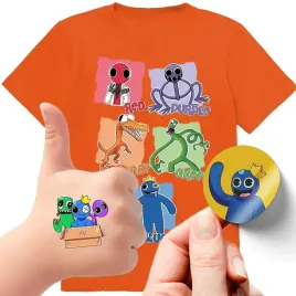 zestaw-3w1-koszulka-dla-dzieci-tatuaze-naklejki-rainbow-friends-140-jakosc