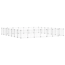 klatka-dla-zwierzat-z-bramka-28-paneli-czarna-35x35-cm-stal