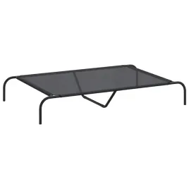 podwyzszone-legowisko-dla-psa-czarne-130x80x20-cm