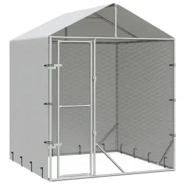 kojec-dla-psa-z-dachem-srebrny-2x2x25-m-stal