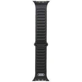 pasek-audi-logo-genuine-leather-magnetic-ring-do-apple-watch-44-45-46-49mm