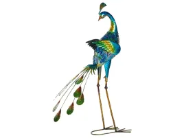 figurka-ogrodowa-peacock-niebieski