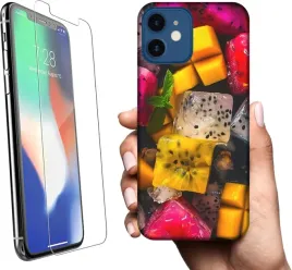 etui-na-apple-iphone-12-mini-telefon-wzory-owoce-szklo
