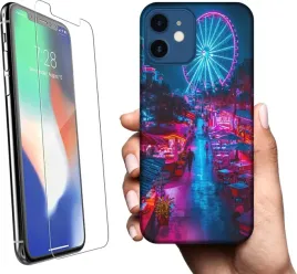 etui-na-apple-iphone-12-mini-telefon-wzory-neonowe-szklo