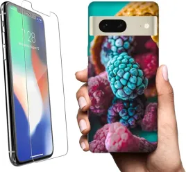 etui-na-google-pixel-7-telefon-wzory-owoce-szklo
