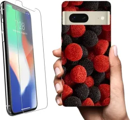 etui-na-google-pixel-7-telefon-wzory-owoce-szklo
