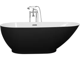 wanna-wolnostojaca-guiana-173-x-82-cm-czarny-bialy
