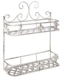 polka-scienna-marayes-metal-bialy