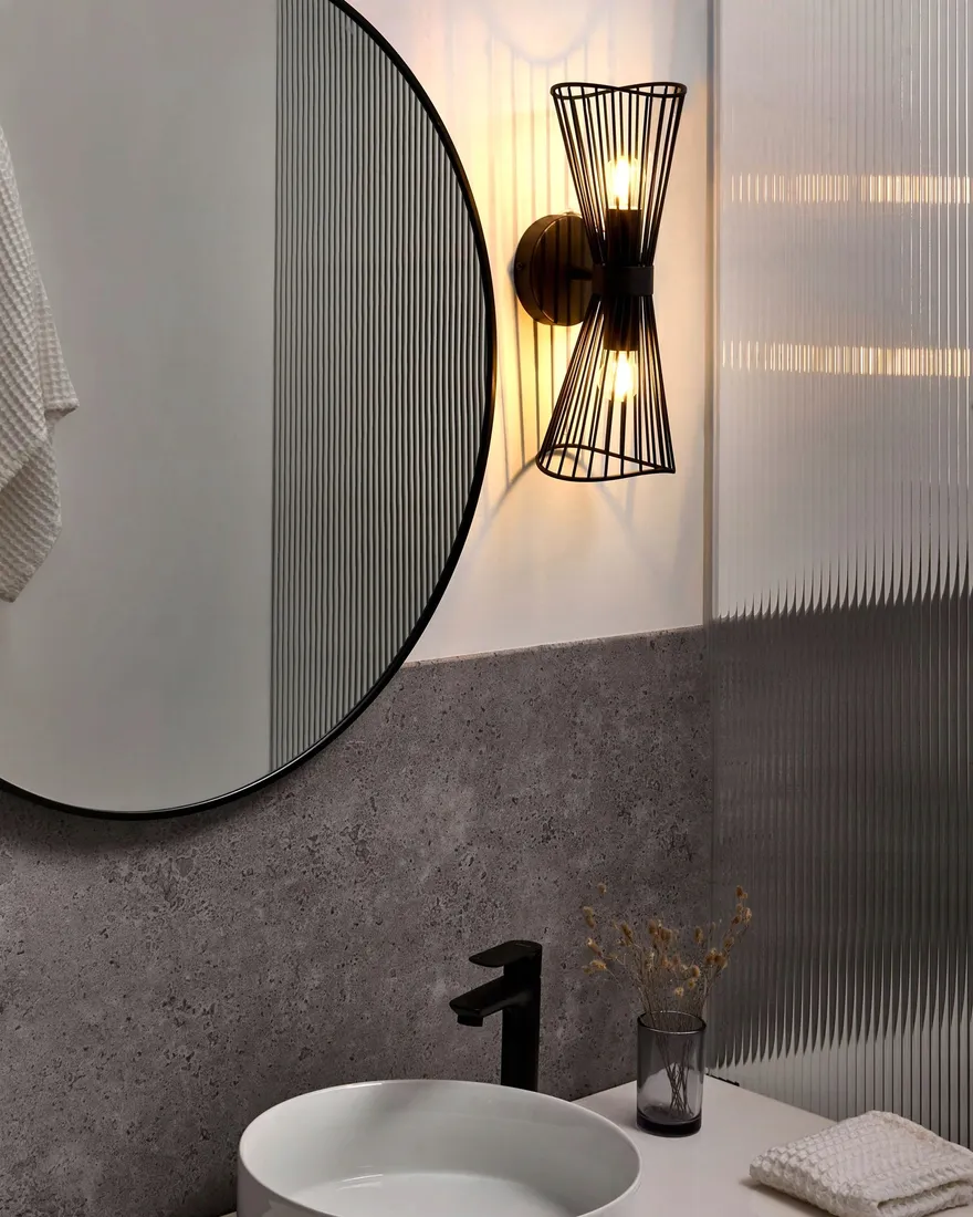 lampa-scienna-parada-metal-czarny