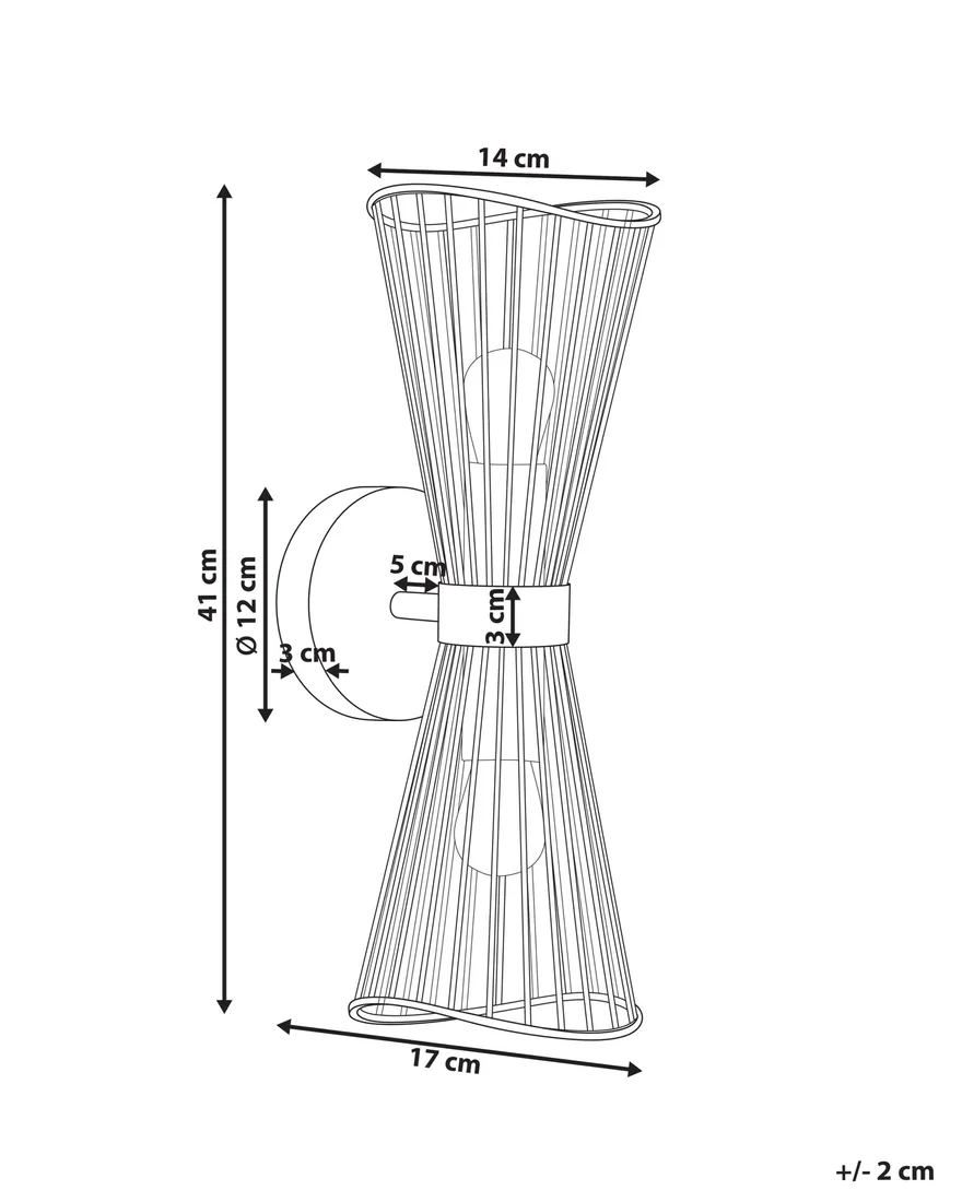 lampa-scienna-parada-metal-czarny-stan-nowy
