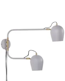 lampa-scienna-estrella-regulowana-metal-jasnoszary