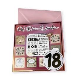 recznie-robiona-kartka-z-zyczeniami-na-18-urodziny-dla-niej-rozowa
