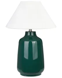 lampa-stolowa-careta-ceramika-ciemnozielony