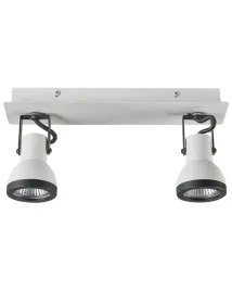 lampa-spot-2-punktowa-baro-regulowana-metal-bialy