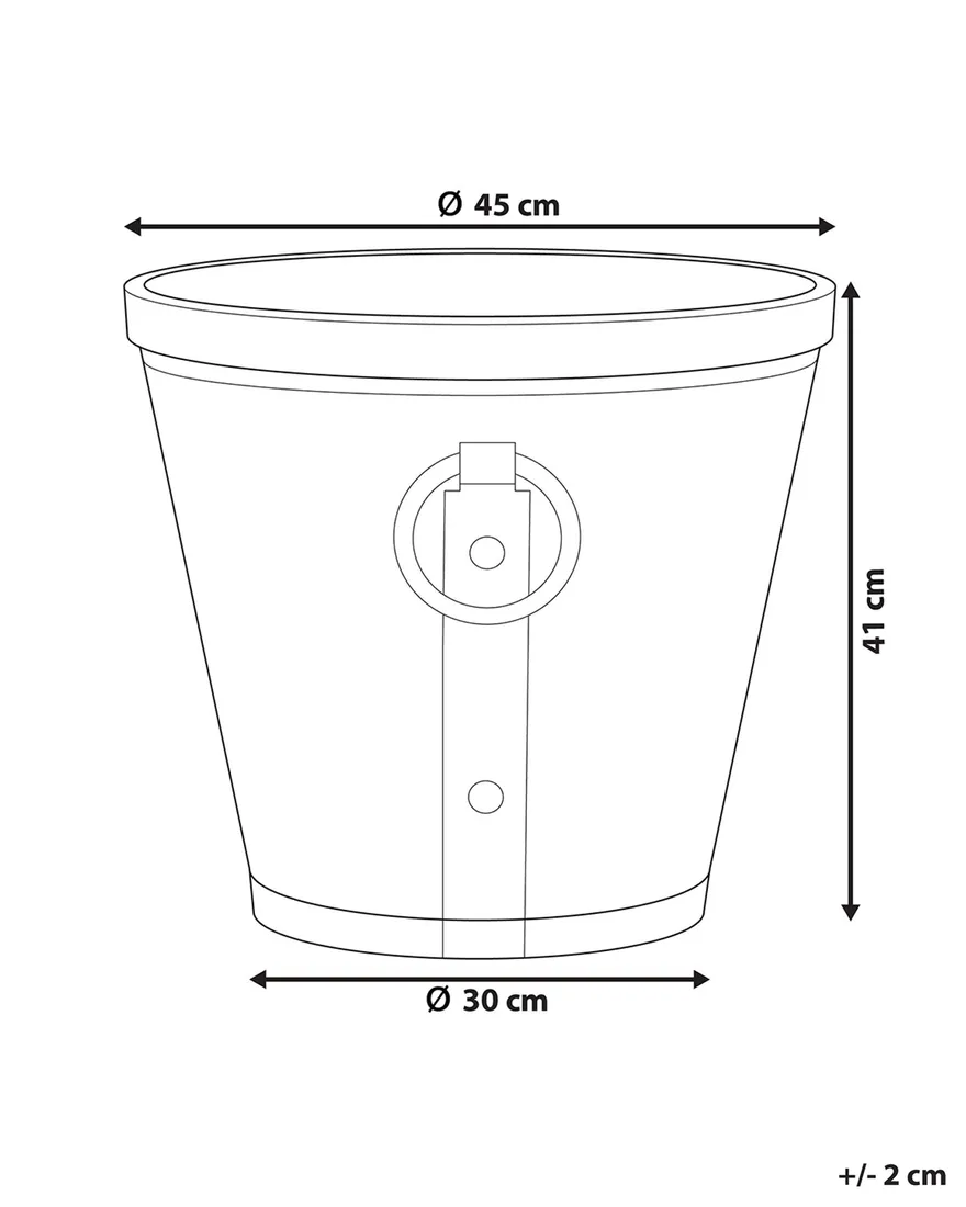doniczka-vari-45-cm-szary-stan-nowy