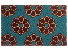 wycieraczka-kulik-niebieski-50-x-80-cm-kwiat-wlokno-kokosowe