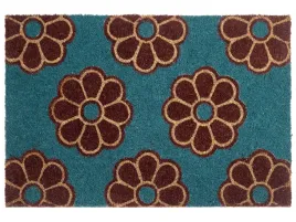 wycieraczka-kulik-niebieski-40-x-60-cm-kwiat-wlokno-kokosowe