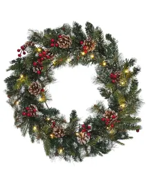 wieniec-swiateczny-led-paimio-zielony-60-cm