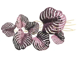 dekoracja-scienna-lisc-holmium-metal-50-cm-purpurowy