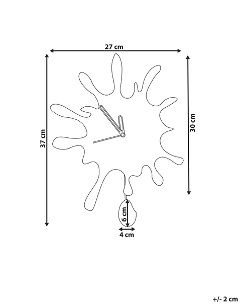 zegar-scienny-fully-27-cm-bialy-linia-fully