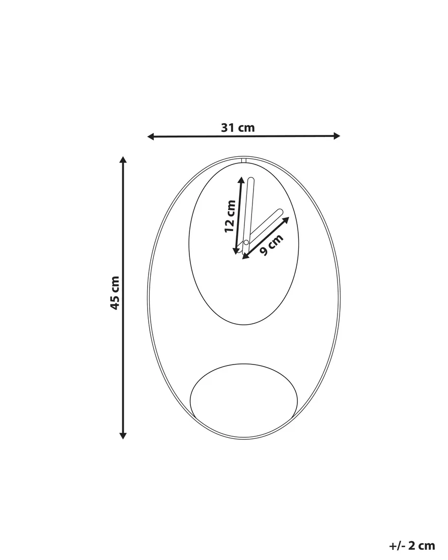 zegar-scienny-manigod-32-cm-metal-czarny-stan-nowy