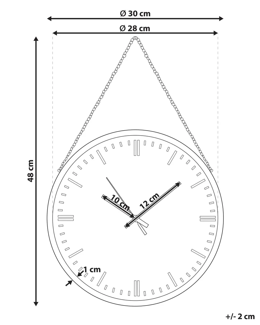 zegar-scienny-bezas-30-cm-czarny-stan-nowy