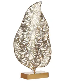figurka-dekoracyjna-lisc-lithium-metal-zloty