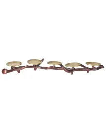 swiecznik-cleonae-metal-7-cm-brazowy