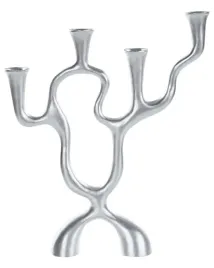 swiecznik-famoes-metal-41-cm-srebrny