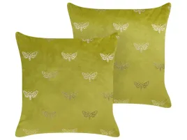 zestaw-2-poduszek-dekoracyjnych-yuzuri-welur-45-x-45-cm-jasnozielony-wzor