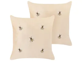 zestaw-2-poduszek-dekoracyjnych-talinum-welur-45-x-45-cm-bezowy-wzor-zwie
