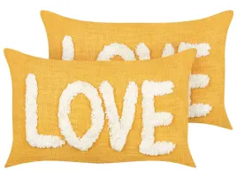 zestaw-2-poduszek-dekoracyjnych-love-bawelna-30-x-50-cm-zolty