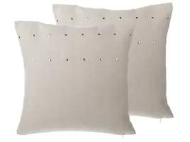 zestaw-2-poduszek-dekoracyjnych-gaura-45-x-45-cm-jasnobezowy-jednolity