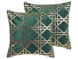 zestaw-2-poduszek-dekoracyjnych-cassia-45-x-45-cm-ciemnozielony-wzor-geome