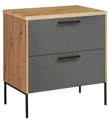 madera-szafka-stojaca-dab-artisan-szara-z-blatem-60-cm