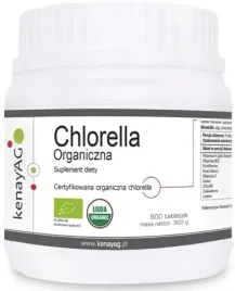 chlorella-organiczna-100percent-bio-kenay-500-mg-600-tabletek