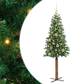 szczupla-choinka-zielony-150-cm-pvc-i-lite-drewno-sosnowe