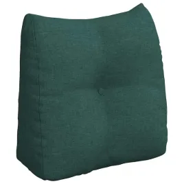 ergonomiczna-poduszka-na-plecy-w-aksamitnej-tkaninie-ciemna-zielen