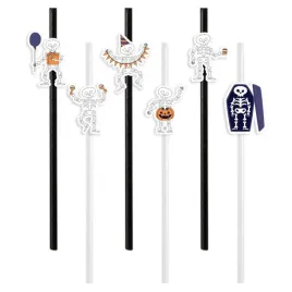 slomki-halloween-wesole-kosciotrupy-bialo-czarne-195-cm-6-szt
