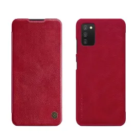 nillkin-qin-skorzana-kabura-etui-samsung-galaxy-a03s-czerwony