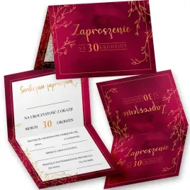 eleganckie-zaproszenie-urodzinowe-na-30-urodziny-bordowe-wiele-wzorow