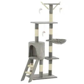 drapak-dla-kota-z-sizalowymi-slupkami-138-cm-szary
