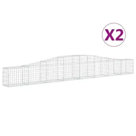 kosze-gabionowe-2-szt-400x30x40-60-cm-galwanizowane-zelazo