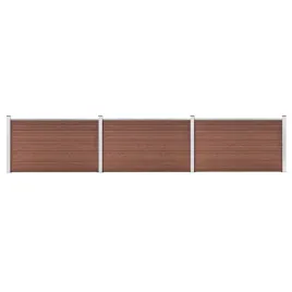ogrodzenie-ogrodowe-wpc-526x106-cm-brazowe