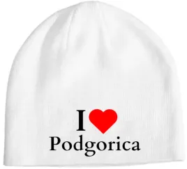 czapka-zimowa-beanie-i-love-podgorica-czarnogora-stolica-balkany