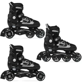 rolki-wrotki-3w1-regulowane-raven-spirit-black-white-40-43