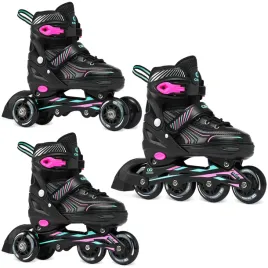 rolki-wrotki-3w1-regulowane-croxer-optima-mint-pink-35-38